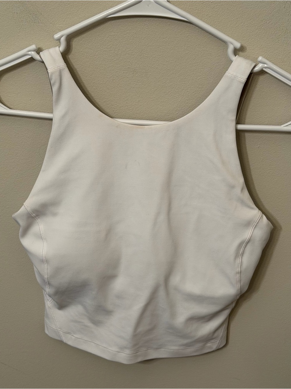 Lululemon High Neck Align Tank size 2 in White